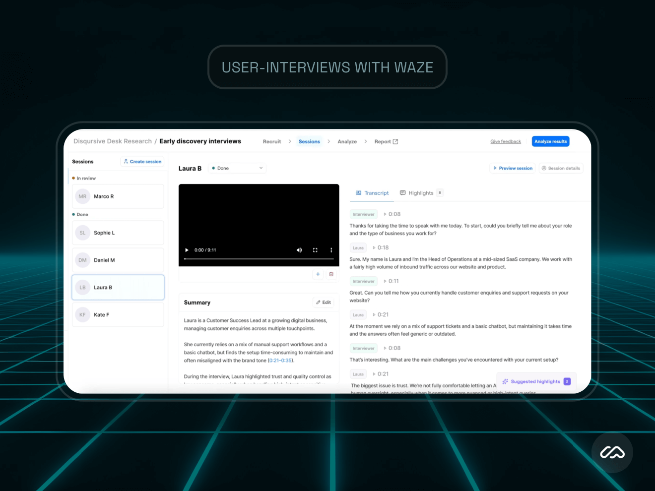 UX inteviews process